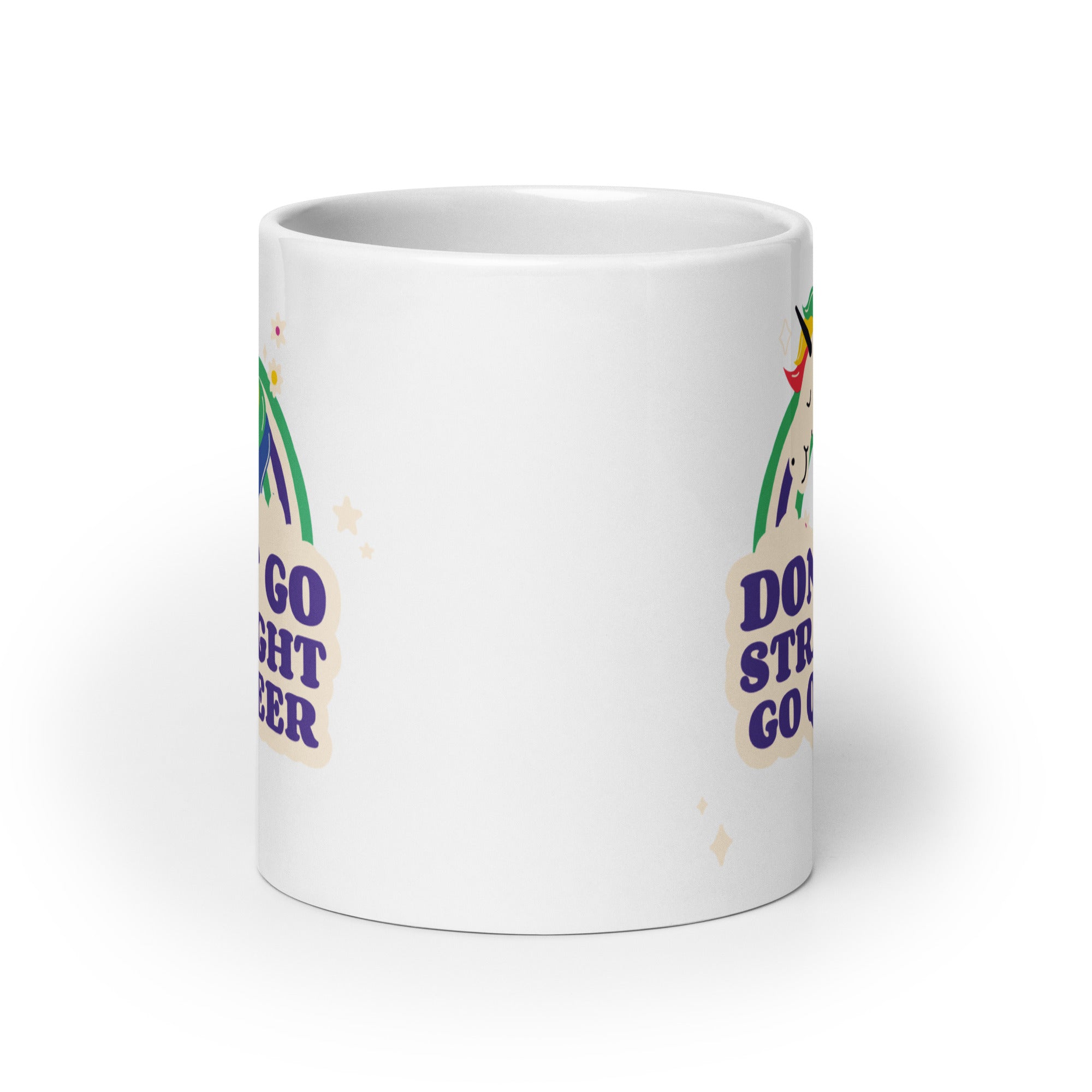 Don't Go Straight Go Queer Mug