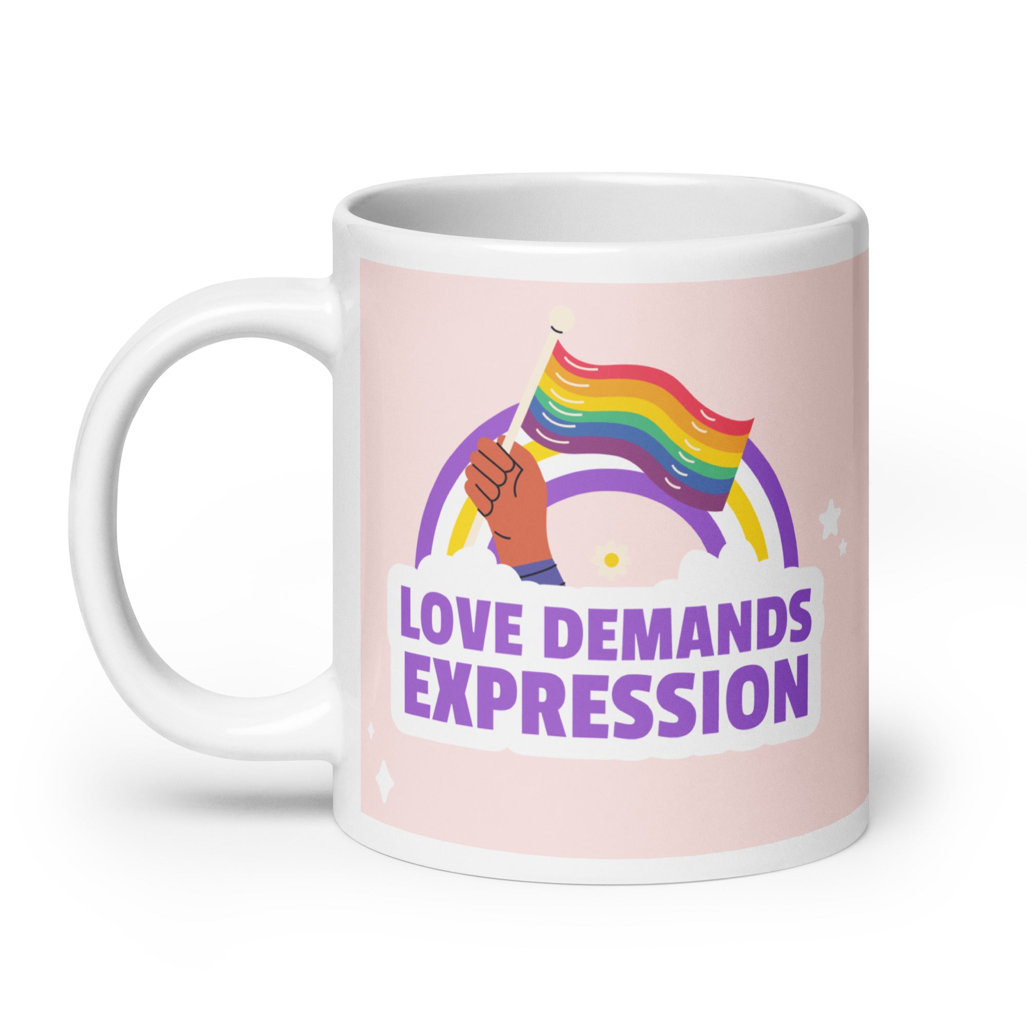 Love Demands Expression Mug