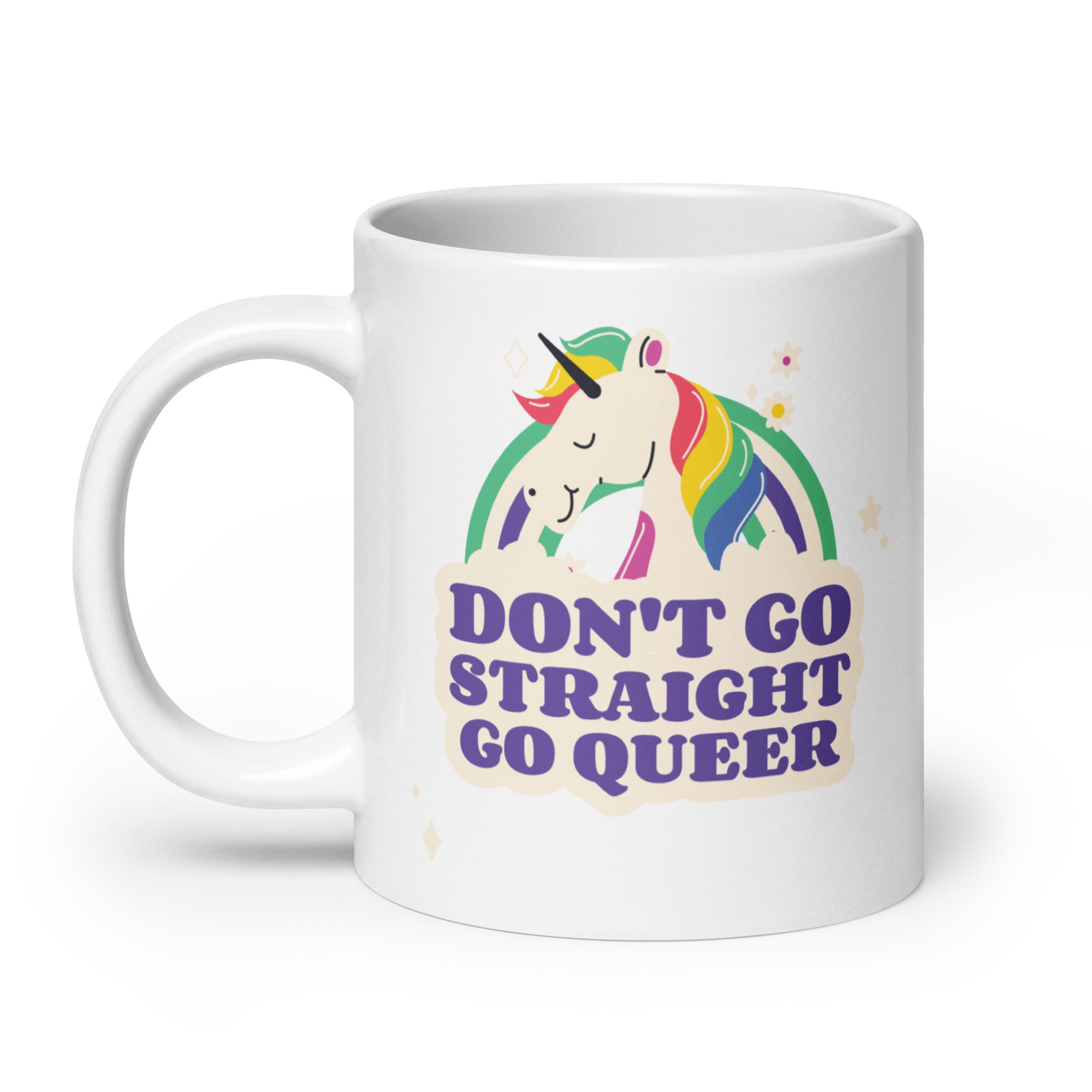 Don't Go Straight Go Queer Mug