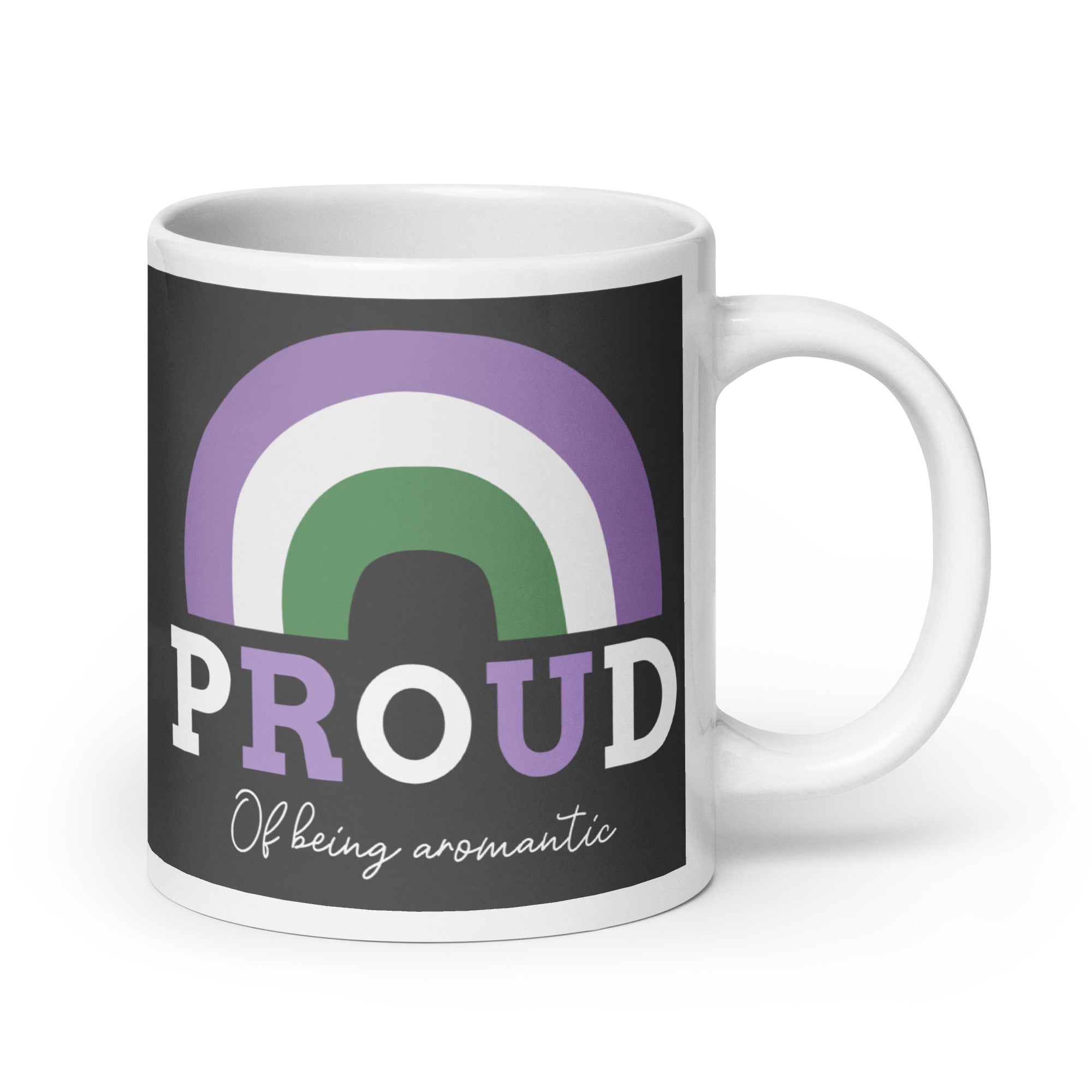 Proud Of Being Aromantic Mug