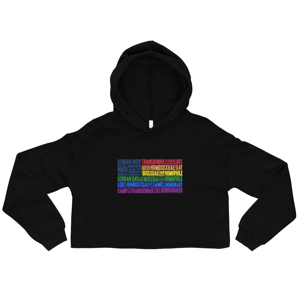 Gay USA Crop Hoodie