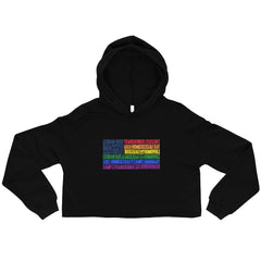 Gay USA Crop Hoodie