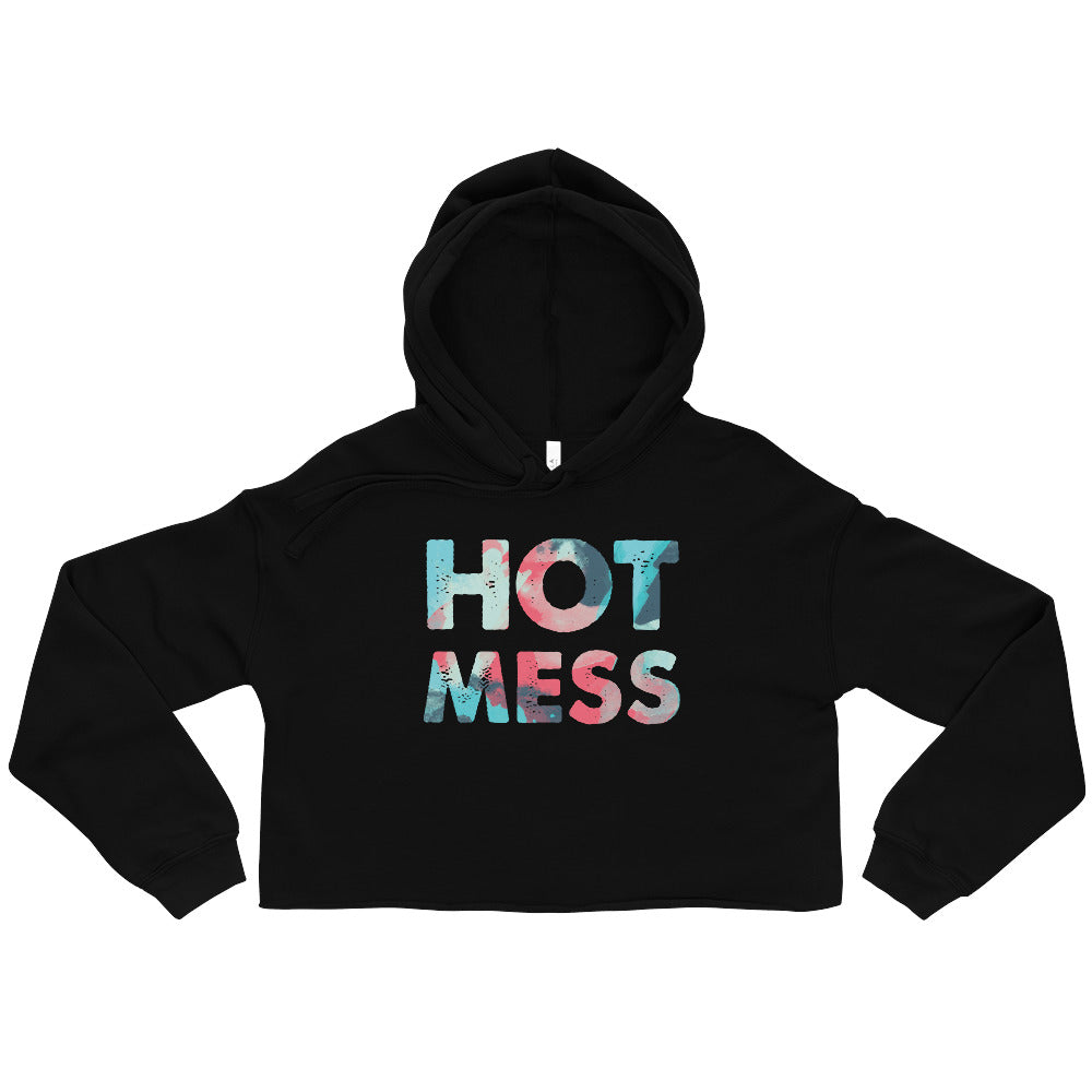 Hot Mess Crop Hoodie