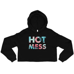 Hot Mess Crop Hoodie