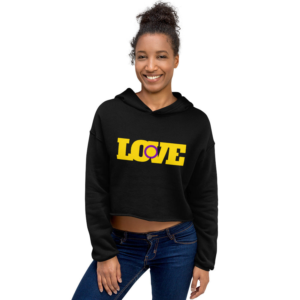 Intersex Love Crop Hoodie