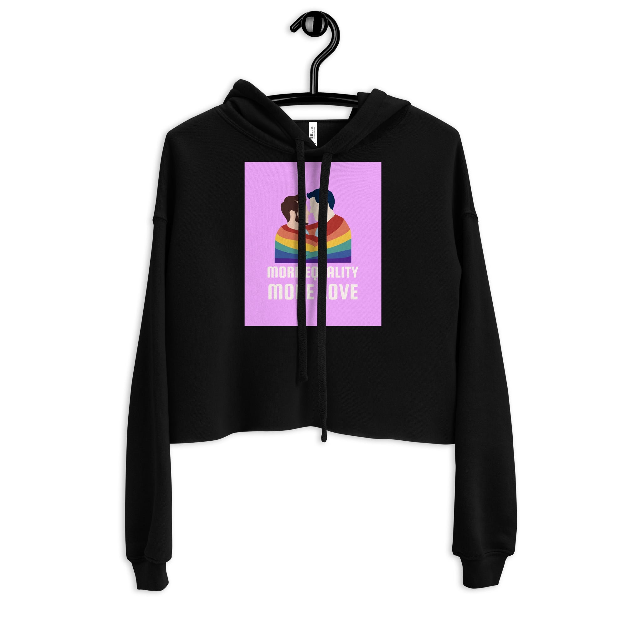 LGBT Couple Crop Hoodie