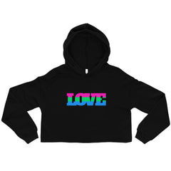 Polysexual Love Crop Hoodie