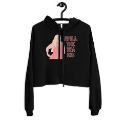 Spill the Tea Sis Crop Hoodie