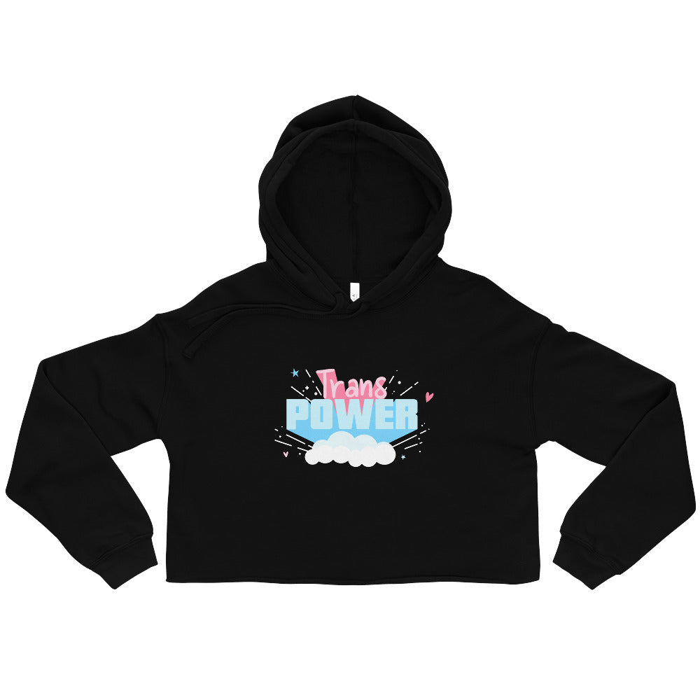 Stand Proud Trans Power Crop Hoodie