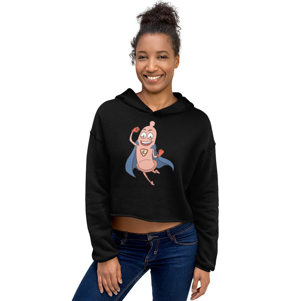 Super Condom Crop Hoodie