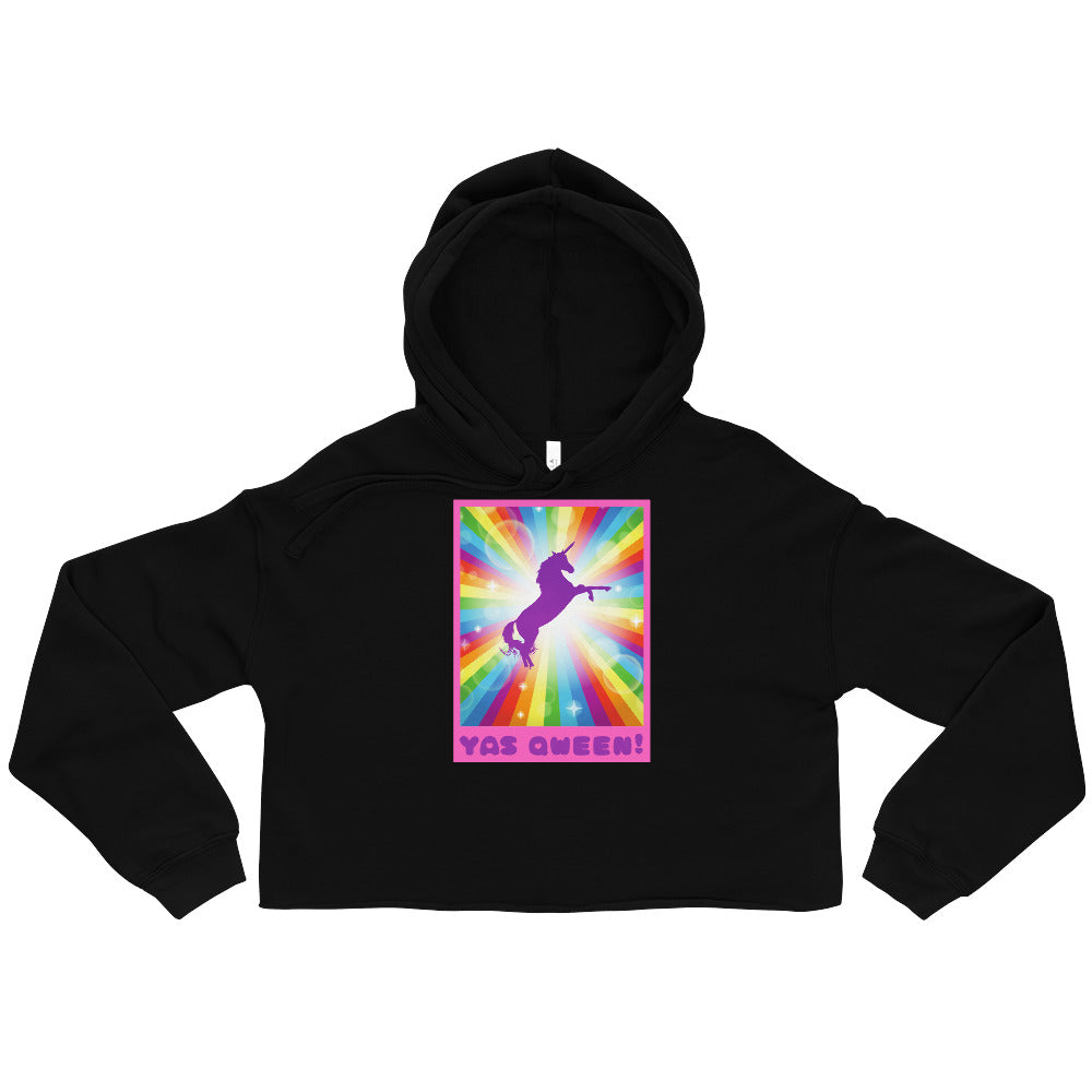 Yas Qween! Crop Hoodie