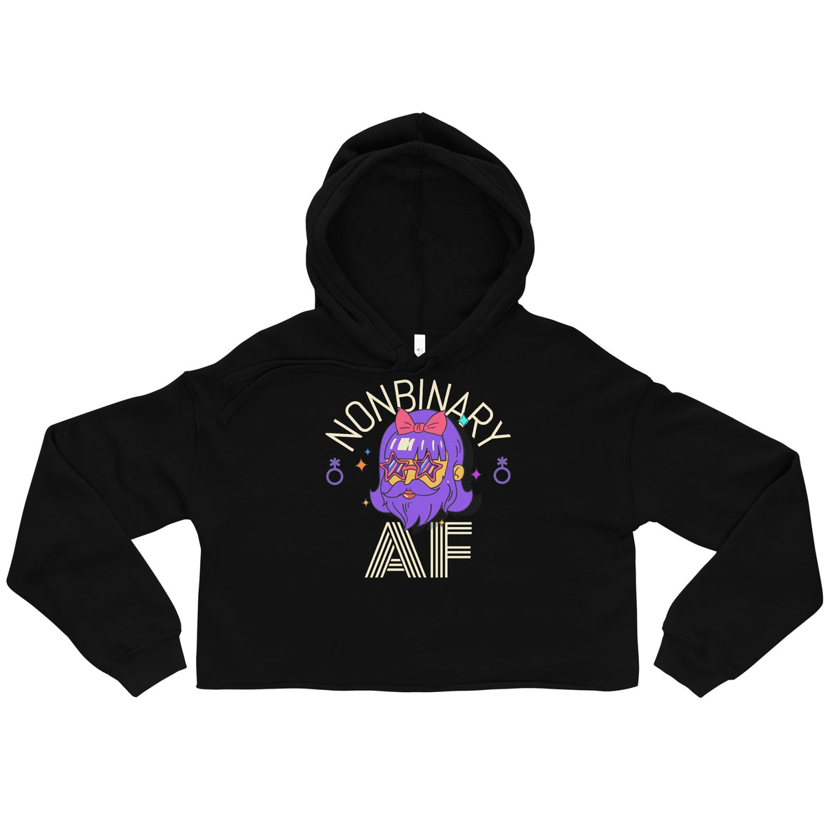 Nonbinary AF Crop Hoodie
