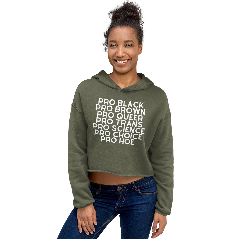 Pro Hoe Crop Hoodie