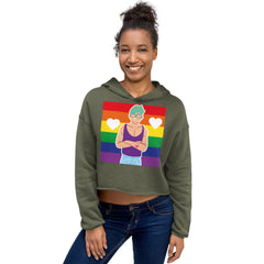 Queer Love Crop Hoodie