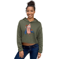 Super Condom Crop Hoodie