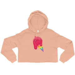 Gay Icecream Crop Hoodie