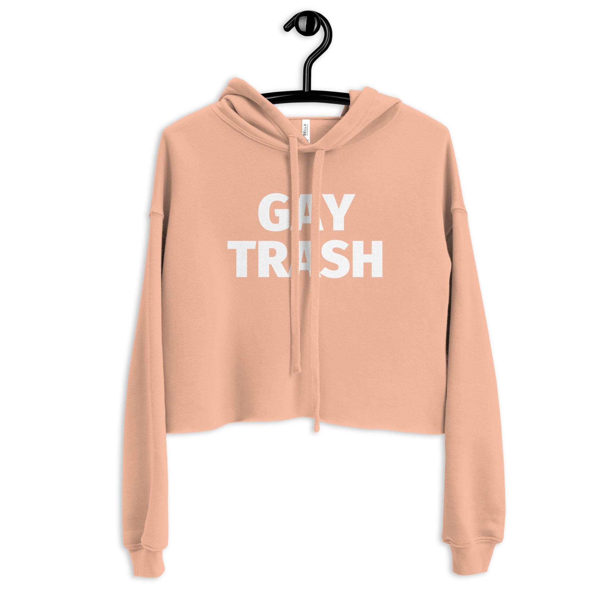 Gay Trash Crop Hoodie