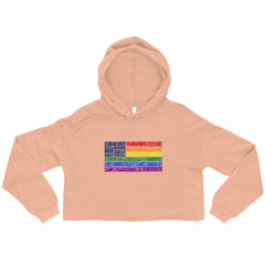 Gay USA Crop Hoodie