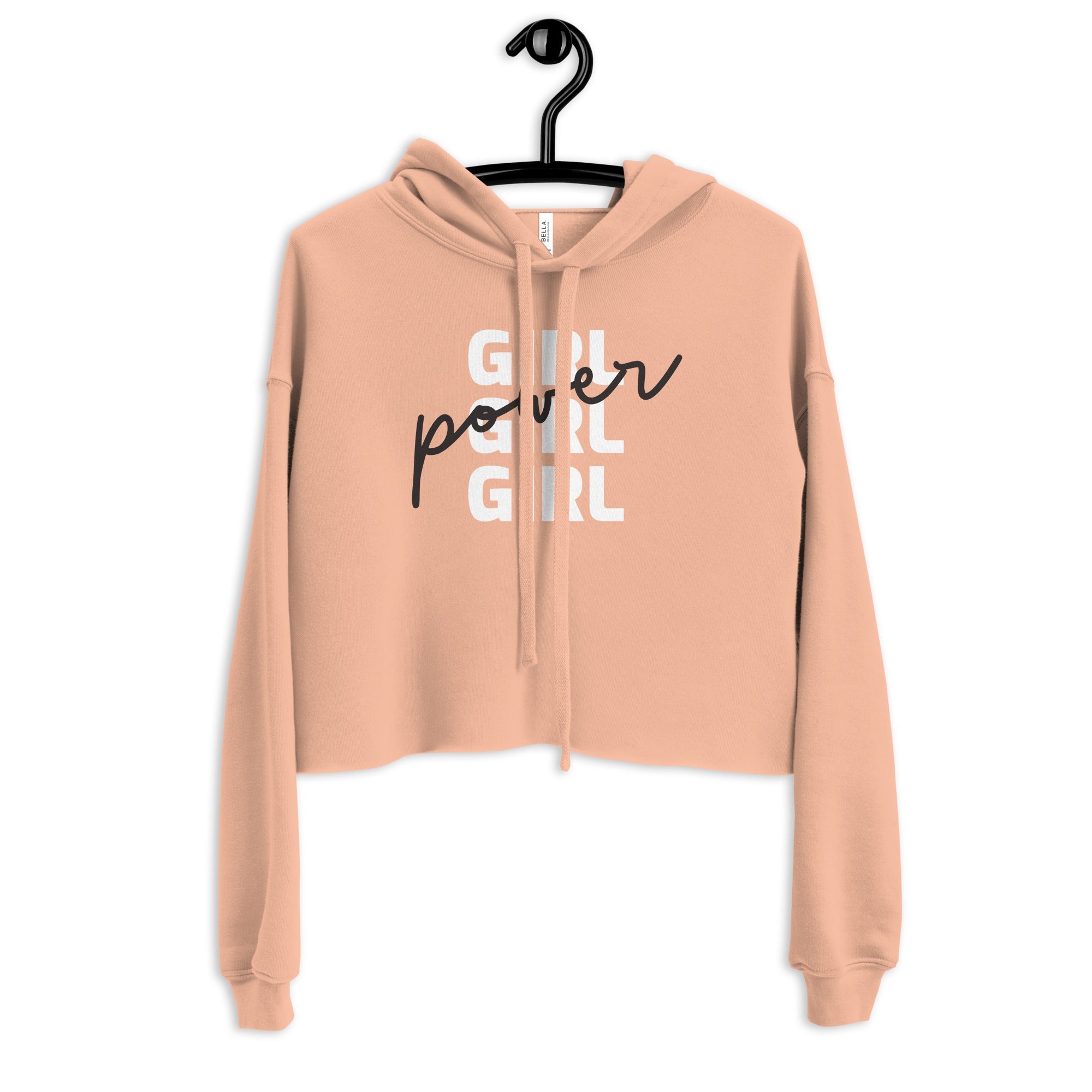 Girl Girl Girl Power Crop Hoodie