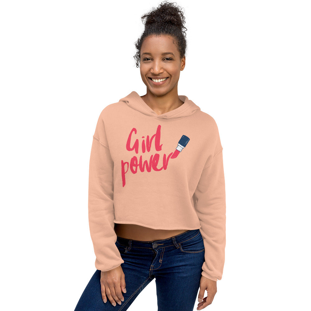 Girl Power Crop Hoodie