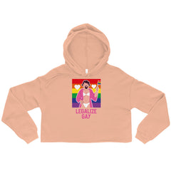 Legalize Gay Crop Hoodie