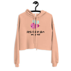 Les-Bee-An And Proud Crop Hoodie