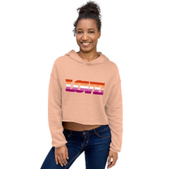 Lesbian Love Crop Hoodie