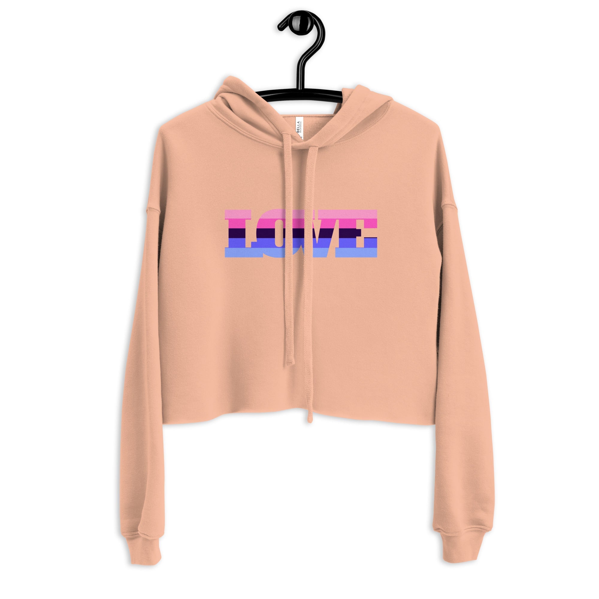 Omnisexual Love Crop Hoodie