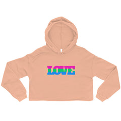 Polysexual Love Crop Hoodie