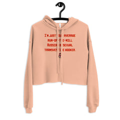 Russian Bisexual Transvestite Hooker Crop Hoodie