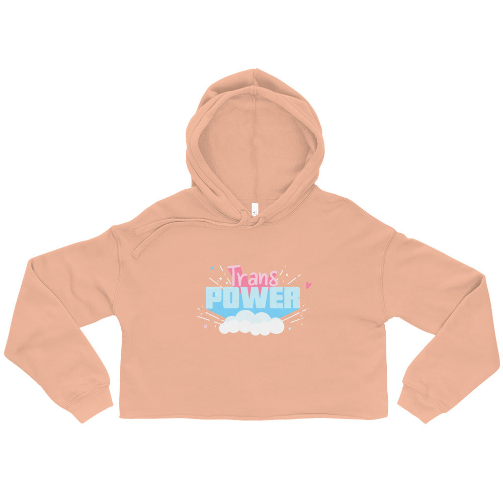 Stand Proud Trans Power Crop Hoodie