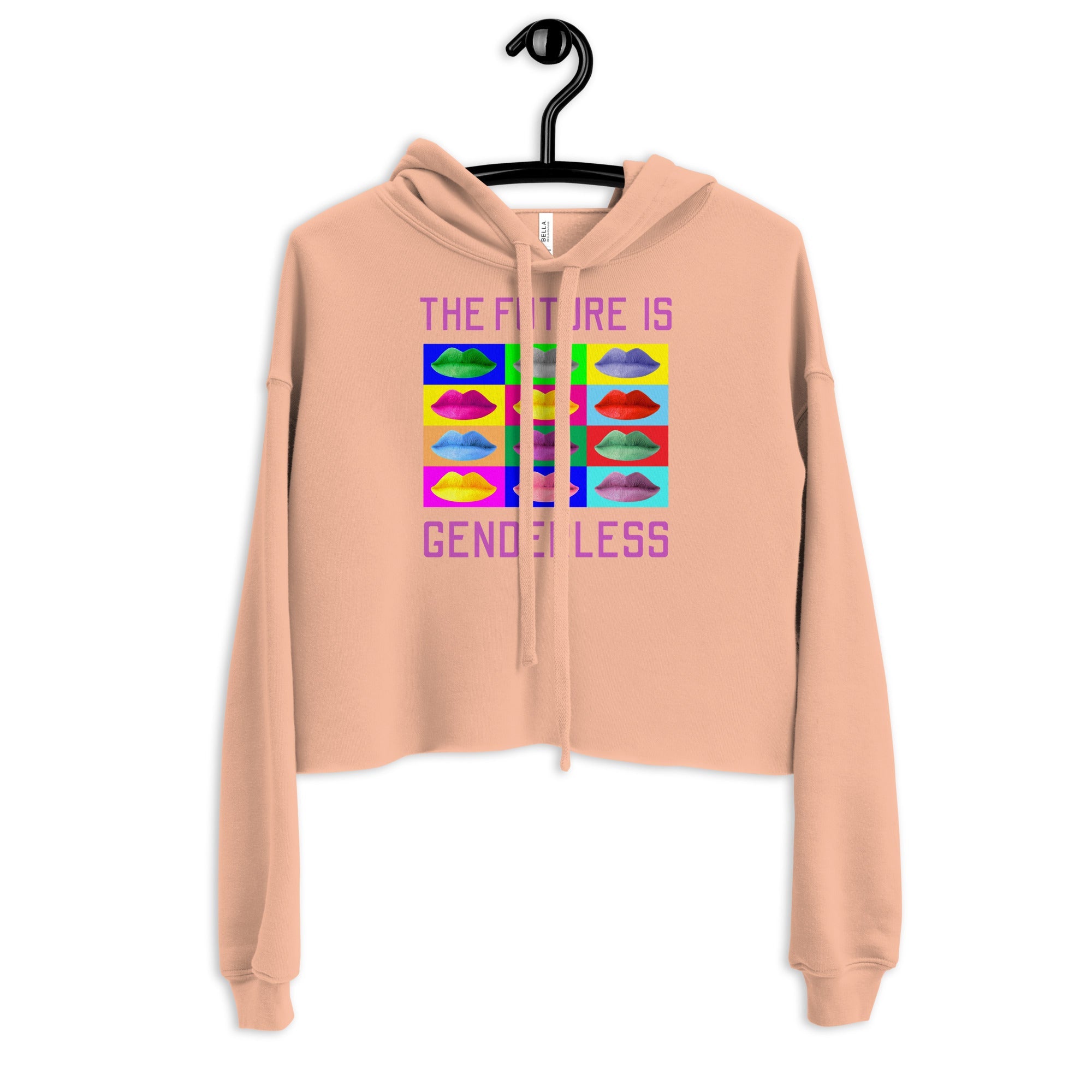 The Future Is Genderless Crop Hoodie