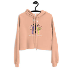 They Non-Binary Friends Crop Hoodie
