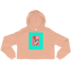 Hearts Not Parts Crop Hoodie