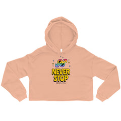 Never Stop Being You Crop Hoodie