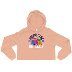 Proud To Be An Ally Crop Hoodie