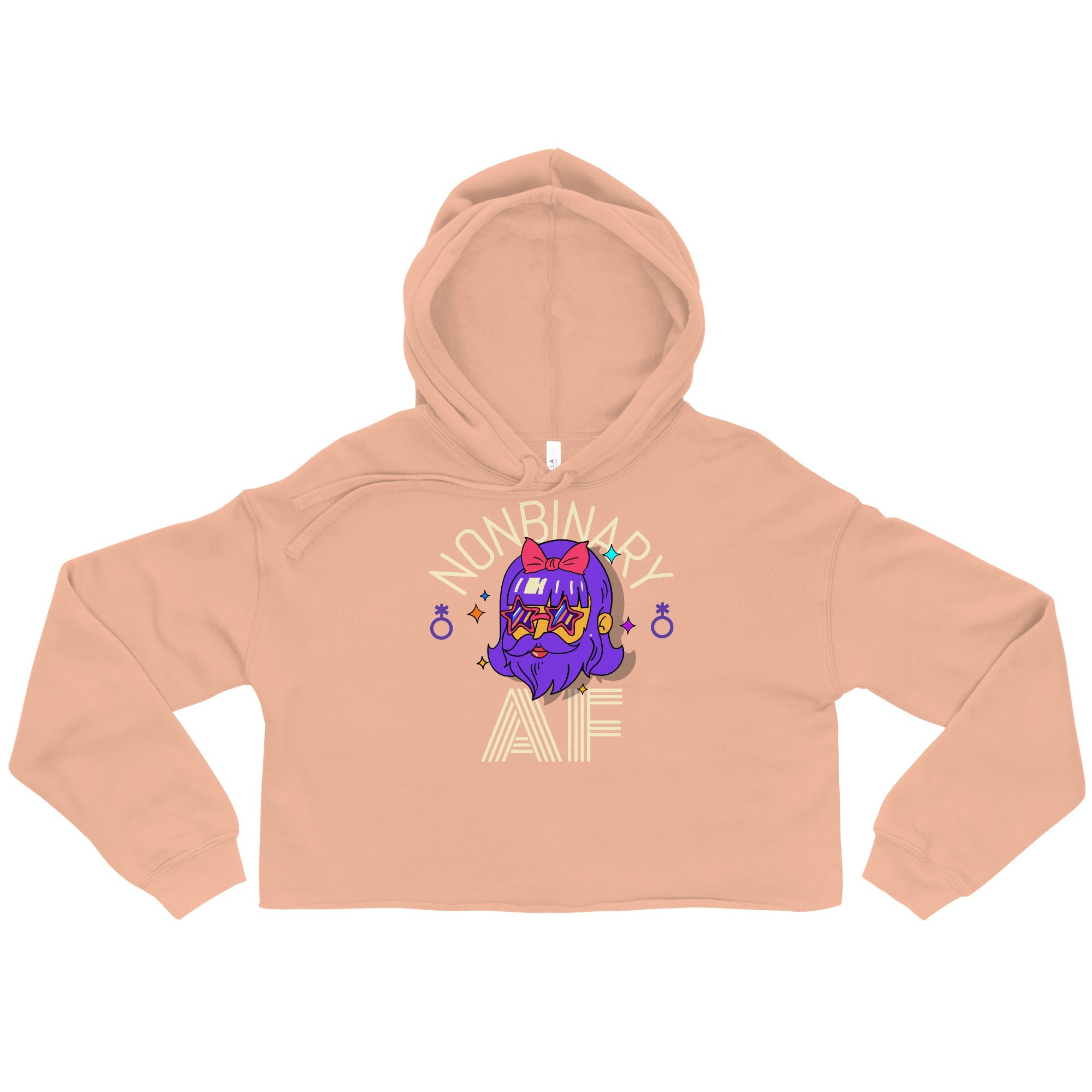 Nonbinary AF Crop Hoodie