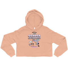 Embrace Your Gender Autonomy! Crop Hoodie