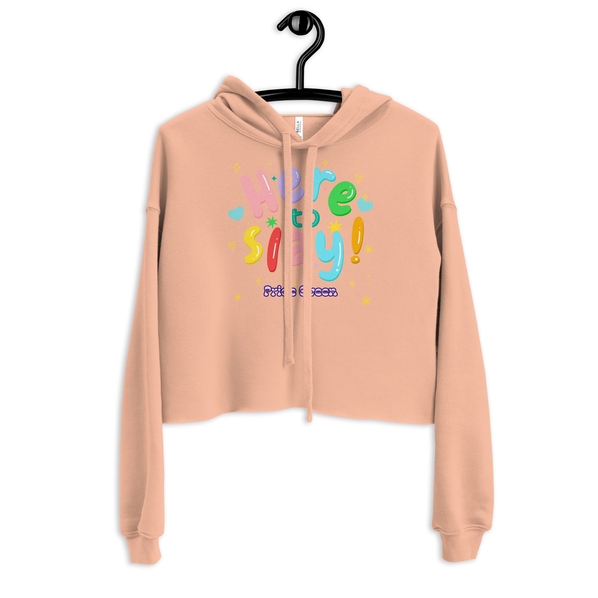 Here To Slay! Pride Queen Crop Hoodie