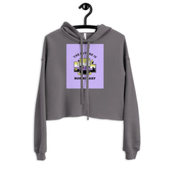 The Future Is Non-Binary Crop Hoodie