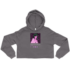 Guaranteed, I Can Blow Your Mind...Mwah! Crop Hoodie