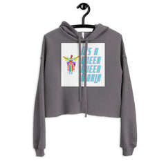 It's A Queer Queer World Crop Hoodie