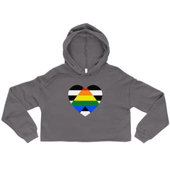 LGBTQ Ally Crop Hoodie