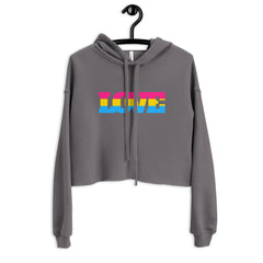 Pansexual Love Crop Hoodie