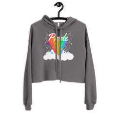 Pride Rainbow Crop Hoodie