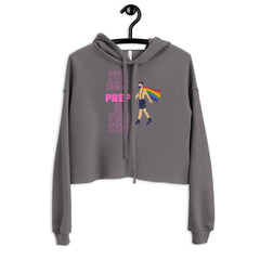 Put Some Prep In Your Step Crop Hoodie