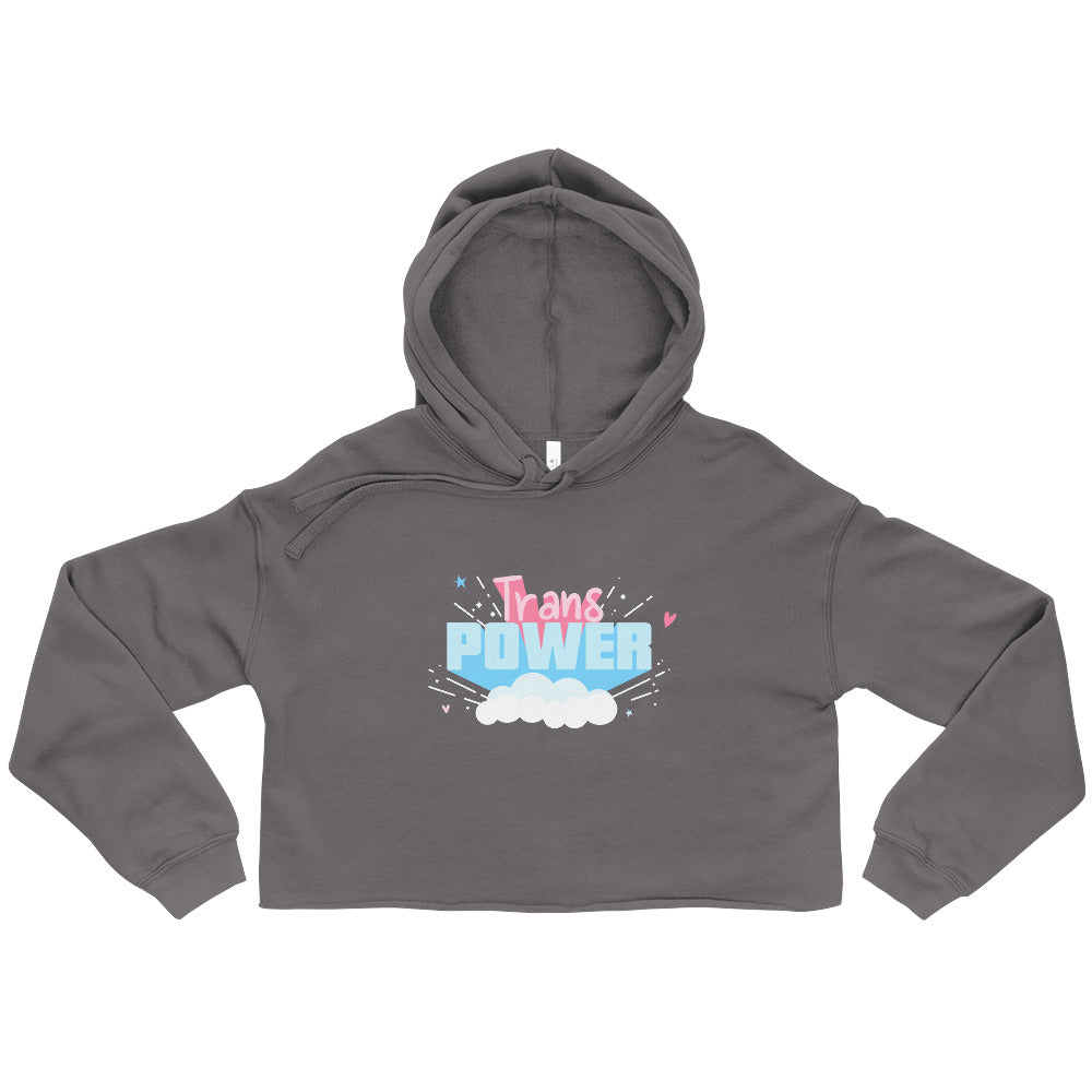 Stand Proud Trans Power Crop Hoodie