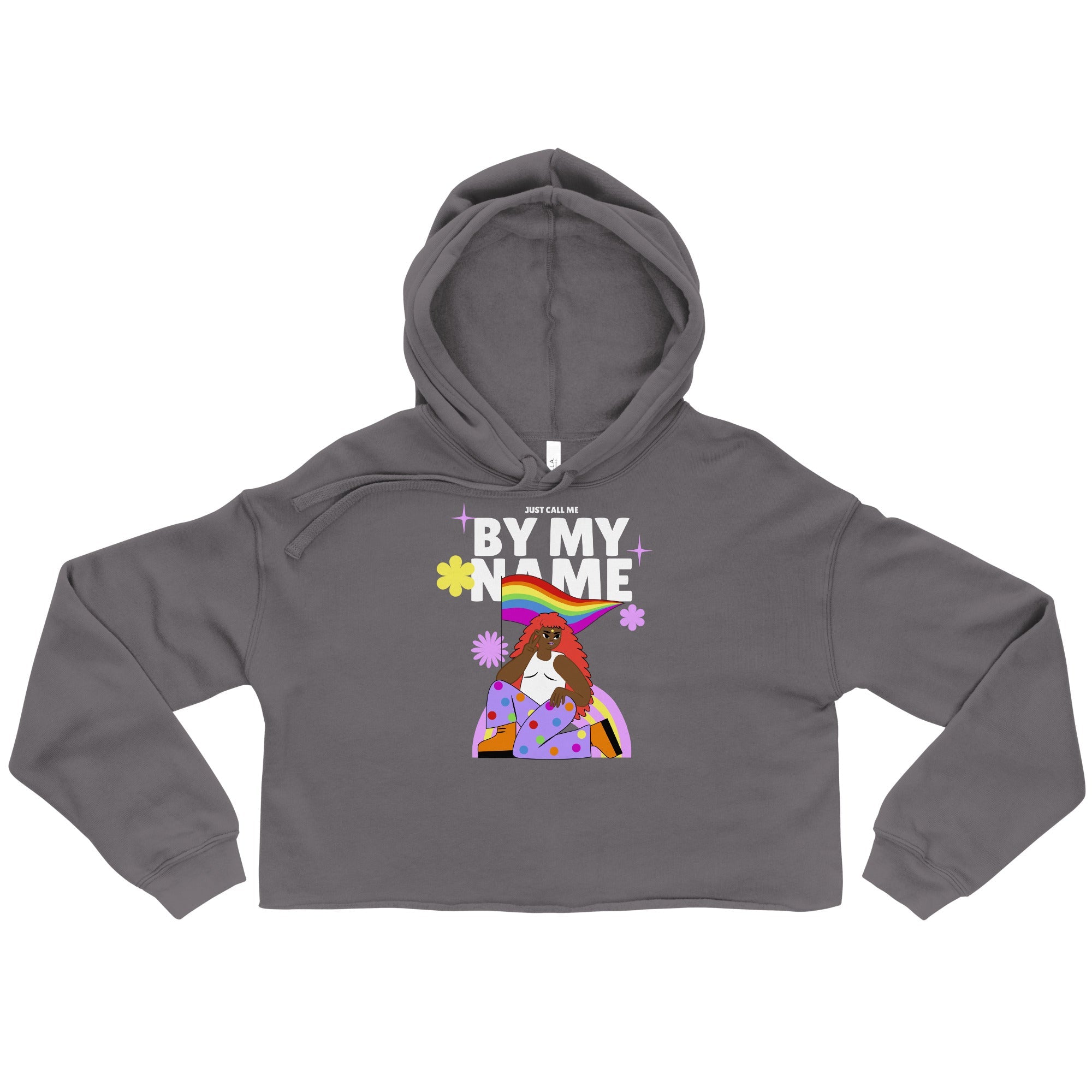 Just Call Me By My Name Crop Hoodie