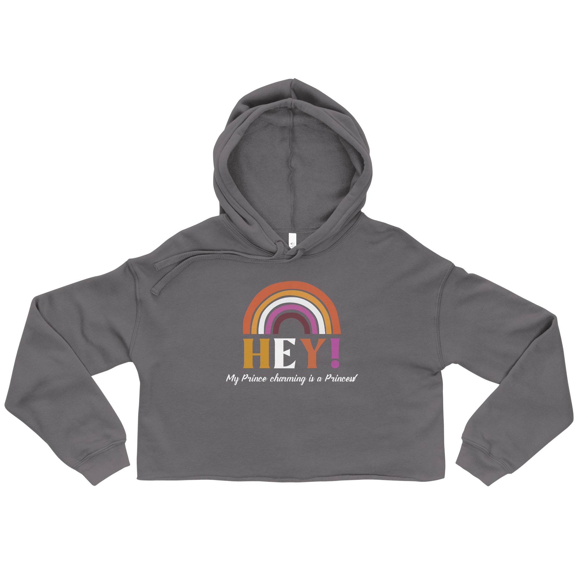Hey! My Prince Charming Is A Princess! Crop Hoodie