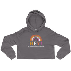 Hey! My Prince Charming Is A Princess! Crop Hoodie